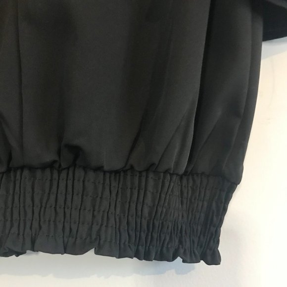 🌿 Another Story | Black Flowy Sleeve Blouse - Picture 4 of 6